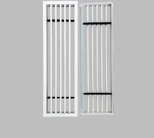 <span class=keywords><strong>Grille</strong></span> de ventilation extérieure durable en alliage d'aluminium moderne Ruiboyou, rectangulaire, à charnières, avec <span class=keywords><strong>filtre</strong></span>, taille personnalisée - Product Image 1