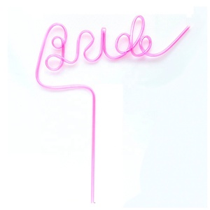 Pajita reutilizable para <span class=keywords><strong>despedida</strong></span> <span class=keywords><strong>de</strong></span> <span class=keywords><strong>soltera</strong></span> Crazy XL, Pajita rosa para bebé, Pajita con forma <span class=keywords><strong>de</strong></span> corazón para novia - Product Image 6