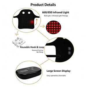 Pawbrio PB05 660nm 850nm Coussin de thérapie LED infrarouge pour chats, facile à utiliser, soulagement de la douleur, cicatrisation des plaies - Product Image 5