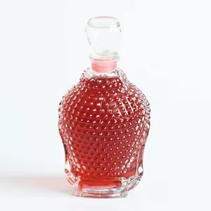Botella de Vidrio de Alta Calidad con Forma de Cabeza de Buda para <span class=keywords><strong>Vodka</strong></span>/Vino/Tequila/Ginebra de 750 ml con Tapa de Cierre - Product Image 6
