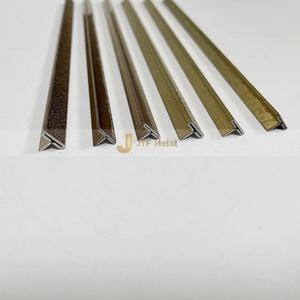 EX466 Architectural Stainless Steel T Trim for Interior <b>Decorative</b> Use Wall Design Tile Trim - Product Image 6