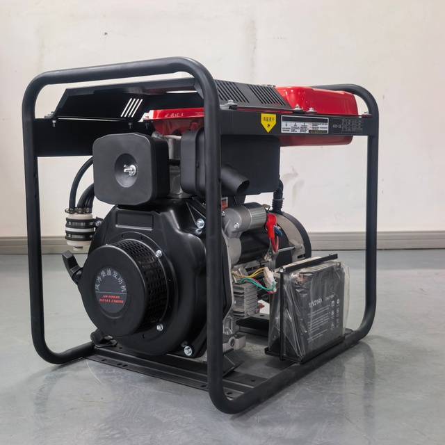 6KW 6.5KVA Portable Diesel Generator Single Cylinder Air Cooled Open Frame Electric Start Home Backup Power Generator for Sale
