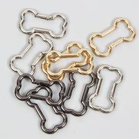 Boucles en alliage de zinc, boucles d'escalade à ouverture par ressort, accessoires pour sacs à dos, accessoires de quincaillerie pour porte-clés