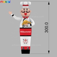 Meilleures ventes : Air Dancer gonflable personnalisé pour restaurant de hamburgers, prix usine OEM, Air Dancer gonflable Wave Man