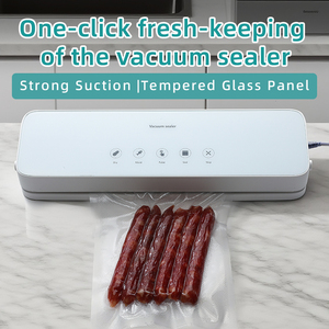 QH-59 Scelleuse sous vide électrique automatique avec écran tactile et panneau en verre trempé, pompe puissante pour usage domestique - Product Image 2