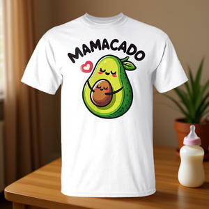 Camiseta Mamacado Avocado Mom para anuncio de embarazo, regalo lindo para mujer - Product Image 3