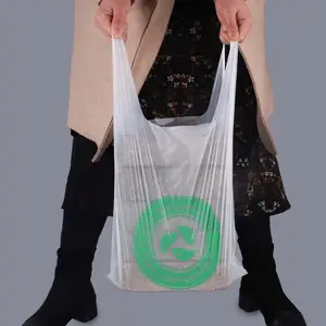 高品质廉价定制塑料购物袋可生物降解塑料衬衫袋