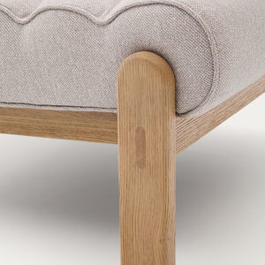 Hôtel Moderne Terrasse Salon Inclinable Chambres à coucher Modernes Lounge <span class=keywords><strong>Club</strong></span> Coffee Shop <span class=keywords><strong>Beige</strong></span> <span class=keywords><strong>Fauteuil</strong></span> en Bois de Chêne Massif avec Naturel - Product Image 4