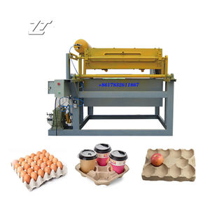 Petite entreprise petite pâte à papier moulage plateau à oeufs/plaque/boîte Machine pour la fabrication de produits à base d'oeufs 1500-2000 - Product Image 4