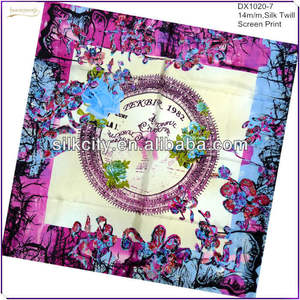 Nouveau design à la mode Foulard de luxe <span class=keywords><strong>en</strong></span> soie à impression numérique personnalisée pour dames Foulards <span class=keywords><strong>en</strong></span> satin de soie pour femmes - Product Image 3