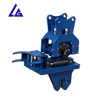 Pileur hydraulique vibrant à pince latérale industrielle pour le battage de pieux en H