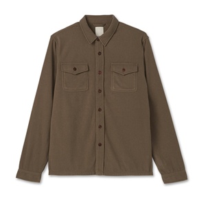 Camicia invernale Plus Size in misto <span class=keywords><strong>lana</strong></span> manica lunga con due tasche camicia da <span class=keywords><strong>uomo</strong></span> - Product Image 2