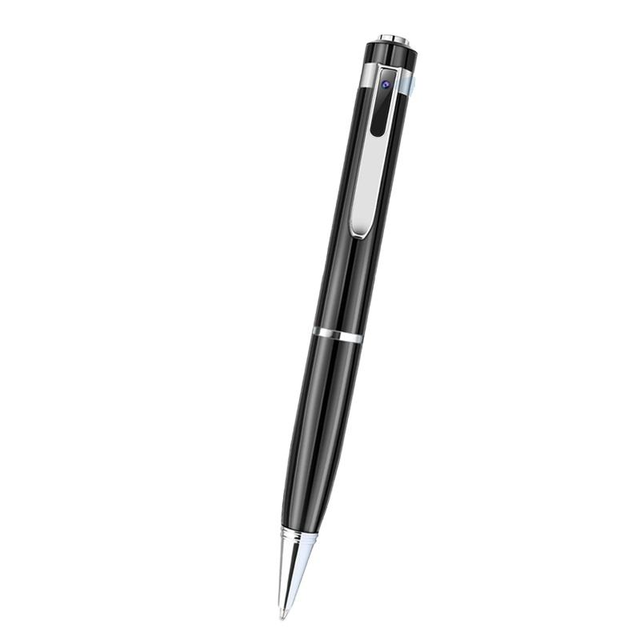 High-end Pen Design Mini DVR Recorder 12MP Camera 720P HD Video 120 Wide Angle Titanium Alloy Construction Nightshot TF Card
