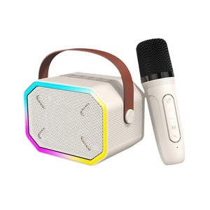 <span class=keywords><strong>P3</strong></span> haut-parleur de karaoké portable haute puissance sans fil intelligent avec double microphone lecteur de dents bleues pour les enfants - Product Image 1
