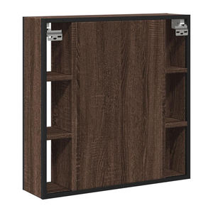 Inodoro de la mejor calidad para el hogar, diseño <span class=keywords><strong>rústico</strong></span> de gran oferta, MDF europeo, juego de armario de almacenamiento para baño de pared impermeable <span class=keywords><strong>con</strong></span> <span class=keywords><strong>espejo</strong></span> - Product Image 3