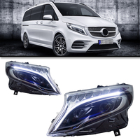 Lampu Depan DRL Untuk Mercedes-Benz Vito W447 2013-2019 Mercedes Lensa Proyektor LED Dinamis