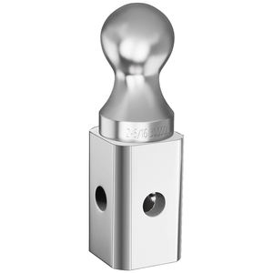 Boule d'attelage à col de cygne AMBITION 2-5/16 pouces, boule d'attelage de remplacement compatible avec les attaches de <span class=keywords><strong>remorque</strong></span> B&W, chromée - Product Image 1
