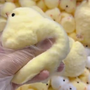 Jouet à presser en silicone jaune fait main, en forme de poulet géant, poussin mignon, poule Taba, cadeau amusant, poussin moelleux - Product Image 4