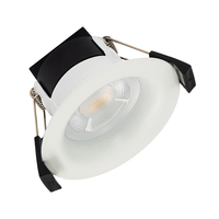 Spot LED encastrable à profil mince, style moderne, homologué UKCA CE BS476 3CCT 6W, résistant au feu, étanche IP65, dimmable