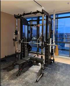 Penjualan laris rak Squat daya komersial kandang multi-fungsi mesin Smith rumah Gym uniseks dalam ruangan menggunakan kabel <span class=keywords><strong>Crossover</strong></span> pelatih - Product Image 4