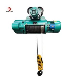 Hội Thảo Điện 220V 380V 60HZ CD MD Polipasto Electrico Cable Dây Điện Rope Nâng Hoist Với Xe Đẩy Điện