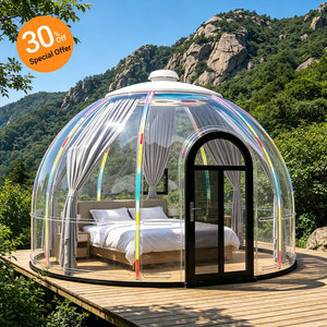 <span class=keywords><strong>Dôme</strong></span> en polycarbonate pour l'extérieur, maison bulle transparente en PC, tente imperméable pour observer les étoiles <span class=keywords><strong>avec</strong></span> fenêtres <span class=keywords><strong>de</strong></span> ventilation - Product Image 1