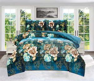 Conjuntos de Manta Borrego de 3 uds personalizados, juegos de edredón de terciopelo cálido de tamaño king para invierno, manta Sherpa Borrego de 3 uds - Product Image 6