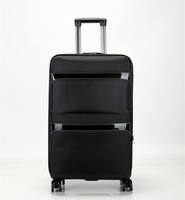 Valise trolley 20'' pour équipement e-sport en tissu Oxford avec support pour clavier et gestion des câbles