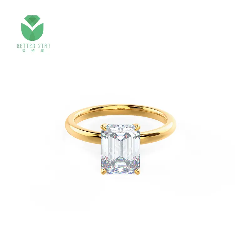 Joias finas anel de diamante, anel de noivado vvs, anel de diamante real para casamento, anéis de diamante para mulheres