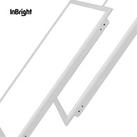 Panneau de bureau rétroéclairé 1200x600 600x600 montage en Surface plafonnier 48W carré LED panneau lumineux