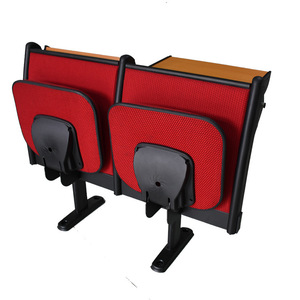 Silla de Aula Multimedia MG-P185M, Tapizada en Tela Roja, para Uso Escolar en Exteriores - Product Image 2