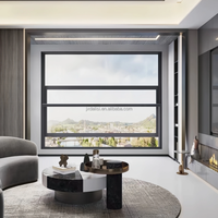 Ventana Corredera Vertical Eléctrica Automática de Diseño Moderno, Sistema de Elevación Inteligente, Insonorizada, Resistente al Viento, Persiana Enrollable para Apartamentos y Hoteles