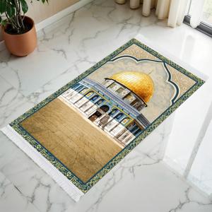 <span class=keywords><strong>Tapis</strong></span> de prière islamique en jute kilim, doux et épais, de qualité supérieure, nouveau design, super doux en polyester pour l'imam - Product Image 5