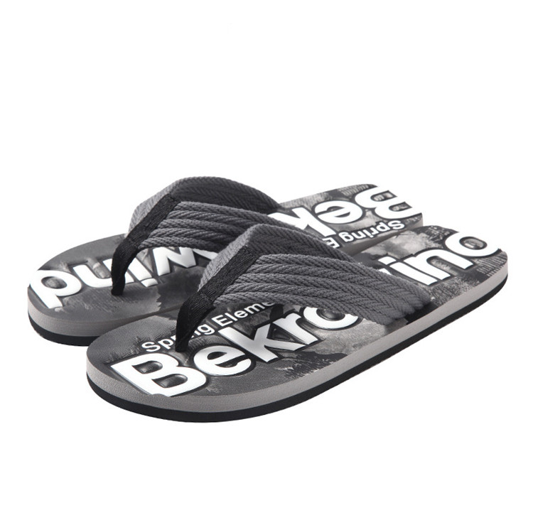 2021 Good Price Printed Mens Slippers Wholesale Outdoor Indoor Summer Beach Casual Non-slip Sandals Shoes Men Flip Flops