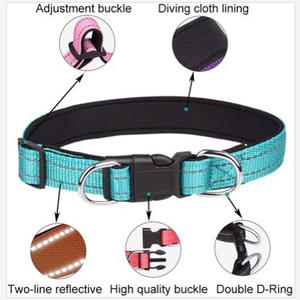 <span class=keywords><strong>Collar</strong></span> reflectante de nailon para mascotas, perros y gatos <span class=keywords><strong>Collar</strong></span> ajustable para, suministros para mascotas - Product Image 3