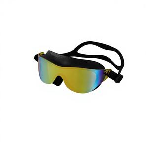 Masque de <span class=keywords><strong>plongée</strong></span> sans cadre pour <span class=keywords><strong>plongée</strong></span> en apnée, anti-buée, étanche, spray gratuit, demi-visage, adulte, lentille grise - Product Image 5