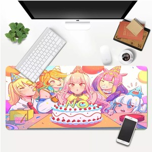 Hololive Usada Pekora Gawr <span class=keywords><strong>Gura</strong></span> anime Big game pad OEM all'ingrosso personalizzato Mouse pad gaming mousepad gomma grande tappetino per mouse Xxl - Product Image 2