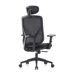 Chaise de bureau moderne à dossier haut en maille, réglable en hauteur, de qualité commerciale, durable et au design élégant - Product Image 3