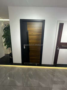 <span class=keywords><strong>Porte</strong></span> <span class=keywords><strong>d</strong></span>'<span class=keywords><strong>entrée</strong></span> <span class=keywords><strong>d</strong></span>écorative personnalisée en <span class=keywords><strong>bois</strong></span> grainé PHIPULO pour appartement - Product Image 2