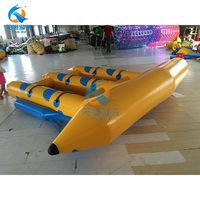 Tianxu TX-wt023 Prix usine Bateau banane gonflable hermétique pour 6 personnes, motif raie manta volante, certifié CE, pour l'extérieur