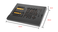 Console de contrôle d'éclairage avec fader wing, flight case, connexion DMX512, indice de protection IP33, tension d'entrée AC 85-265V, contrôleur d'éclairage