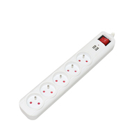 Prises de chargeur USB certifiées CE de type français 5 gangs
