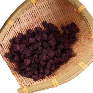 Cubes de patate douce violette déshydratés de qualité supérieure, riches en anthocyanes, colorant naturel, <span class=keywords><strong>douceur</strong></span> naturelle, couleur vibrante - Product Image 1