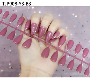 Boîte d'emballage pour <span class=keywords><strong>faux</strong></span> ongles de couleur unie DIY, vente <span class=keywords><strong>en</strong></span> gros de <span class=keywords><strong>faux</strong></span> ongles artificiels <span class=keywords><strong>en</strong></span> ABS à paillettes, <span class=keywords><strong>doigt</strong></span> de salon d'art d'ongle - Product Image 2