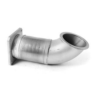 Pièces de camion en acier inoxydable silencieux silencieux tube d'échappement soufflet connecteur de tuyau d'échappement avec tresse intérieure extérieure - Product Image 5