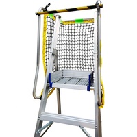 Plateforme de travail escamotable industrielle en aluminium à 9 marches, portable pour l'ingénierie