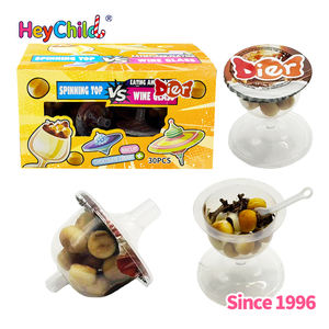 Caramelle all'Ingrosso con Etichetta Privata Personalizzata, Vendita Calda di Dolci Halal, Cioccolato, Marmellata, Biscotti, Tazza Rotante vs Bicchiere da Vino, Salsa al Latte OEM - Product Image 1