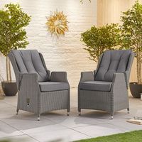 Ensemble de mobilier de jardin luxueux pour patio extérieur, foyer rond de 1,5 m, table de foyer, 6 chaises de salle à manger réglables, ensemble de salle à manger d'extérieur