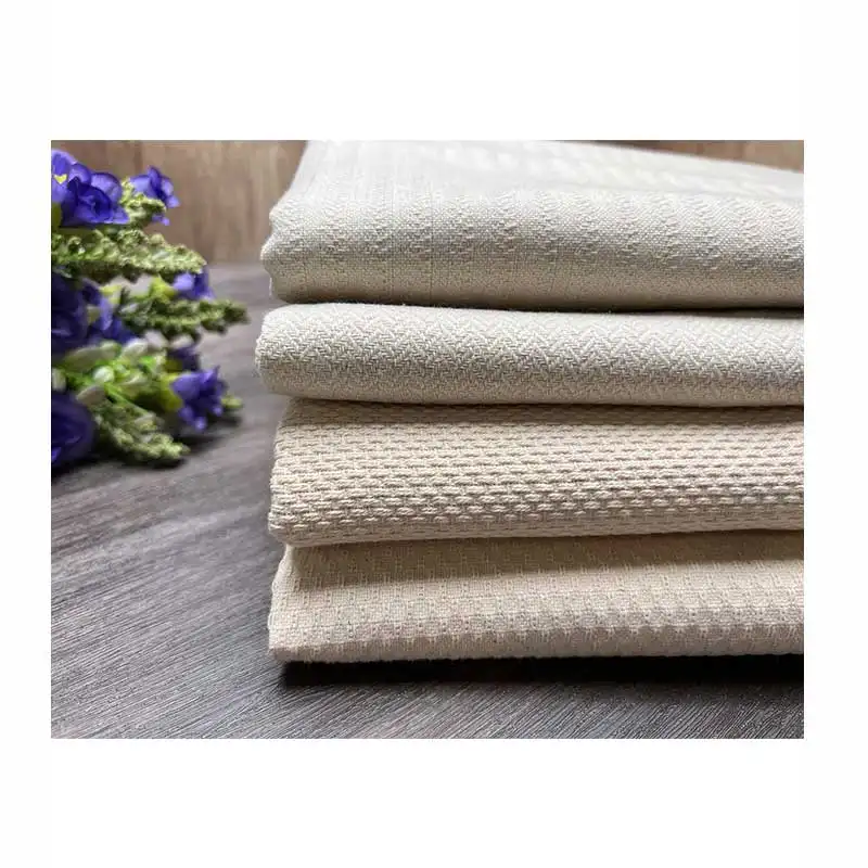 Professional Design Jacquard/Piece Dye Jacquard Canvas Material Textile Cotton Fabrics