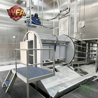 Équipement d'abattage halal pour bovins : Boîte d'abattage, Ligne d'abattage, Pompe à moteur en acier inoxydable martensitique pour abattoir de bœuf